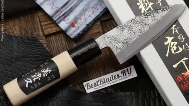 Кухонный нож Ikeuchi Deba 90 мм смотреть онлайн