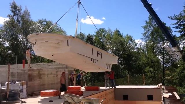 Установка бассейна Compass Pools / модель XL-Java 114 смотреть онлайн