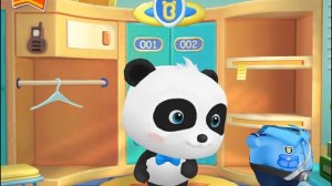 Kiki and Miu Miu - Little Panda Policeman #1 - Baby Bus - Game for kids