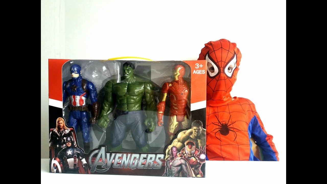 Железный человек.Халк.Капитан Америка.Человек паук. смотреть онлайн