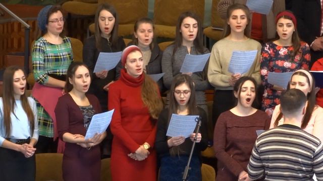 Молодежный хор ЦЦ ЕХБ г. Кривой Рог - Чому ти Бога відкидаєш смотреть онлайн