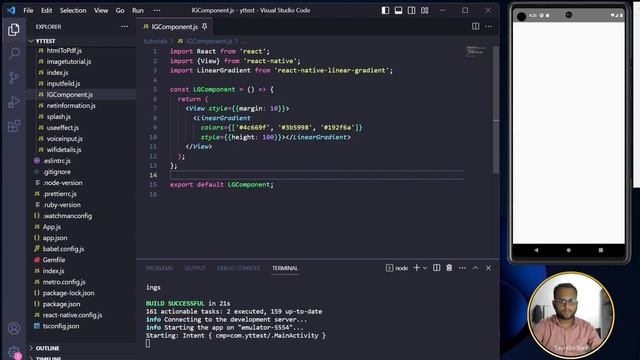 how to use linear gradient in react native || react-native-linear-gradient смотреть онлайн