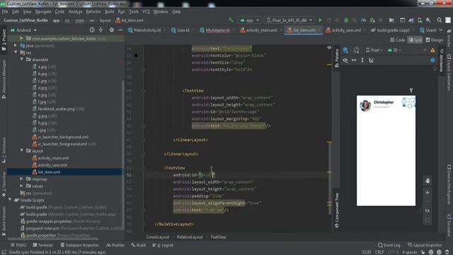 Custom ListView with item click using Kotlin in Android _ ListView in Android _ Kotlin смотреть онлайн