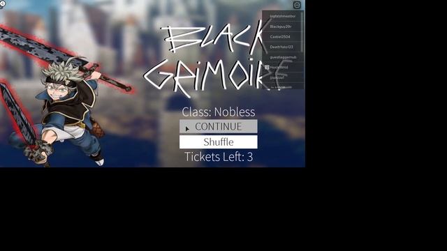 Black Clover Roblox Game - Black Grimoire смотреть онлайн