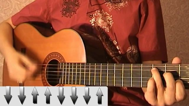 04.Как играть бой восьмерка (гитара с нуля) смотреть онлайн