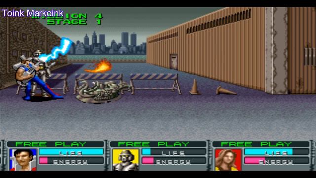 Alien Storm 3 Player Arcade Game 1990