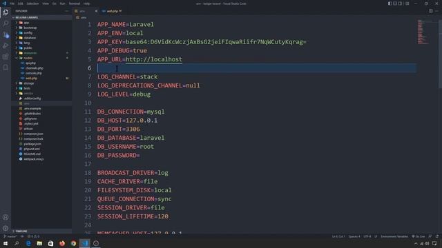 Tutorial LARAVEL 9 : Penjelasan .env File | Laravel Dasar Untuk Pemula смотреть онлайн