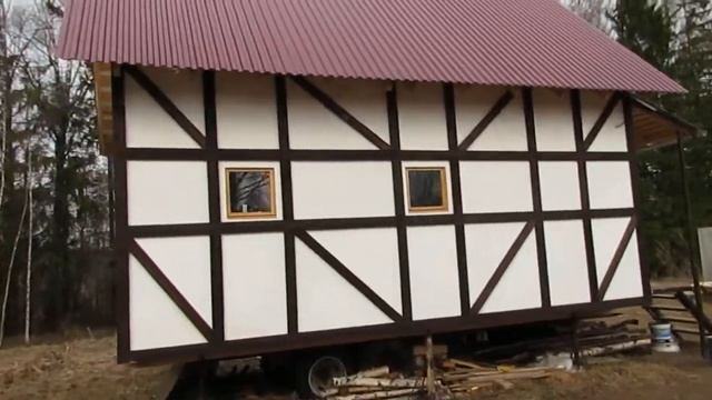 Мой дачный домик на колесах - третья часть, наружная отделка смотреть онлайн
