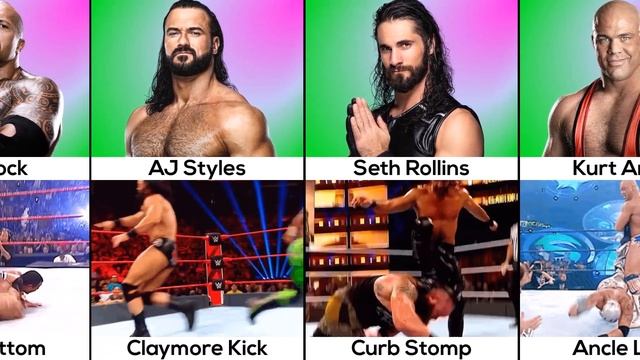 WWE Wrestlers Iconic Finisher Moves
