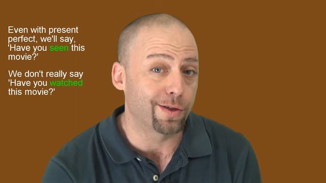 see, look, watch, hear, and listen (with captions).English lesson смотреть онлайн