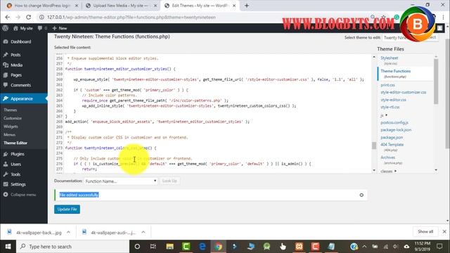 How to change WordPress login page logo смотреть онлайн