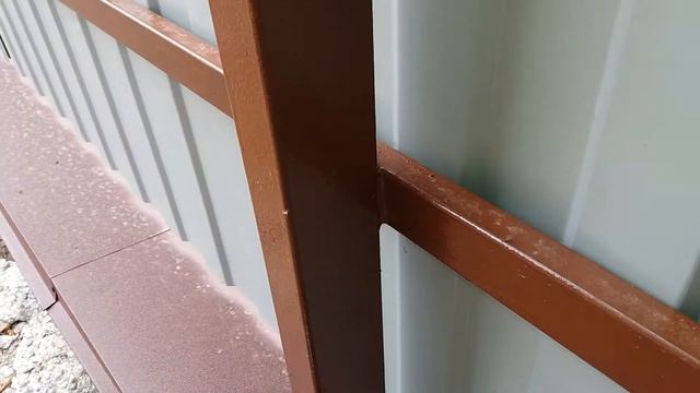 Забор с профнастила Ворота Калитка Часть 1 смотреть онлайн