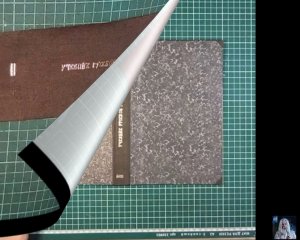 Ремонт и реставрация книг. Изготовление и оформление тканевого корешка.