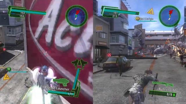 How to Play Splitscreen on Earth Defense Force 4.1 Coop [Gameplay] смотреть онлайн