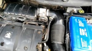 Промывка дроссельной заслонки на Пежо