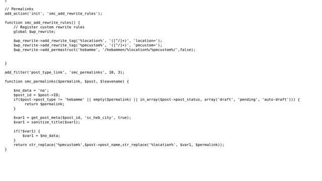 Wordpress: Custom Permalinks with meta value not working. Why? смотреть онлайн