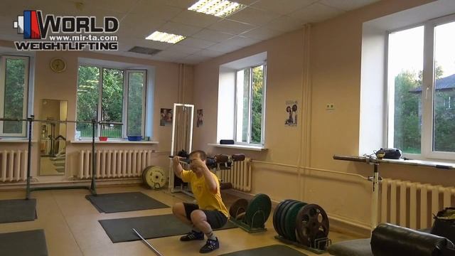 Technique W-lifting. Snatch high pull to overhead squat / Рывковая протяжка в сед. смотреть онлайн