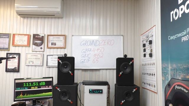 GROUND ZERO, компоненты GZIC 165.2, коаксиалы GZIF 6.5 и усилитель GZFA 4.150 - полный тест смотреть онлайн