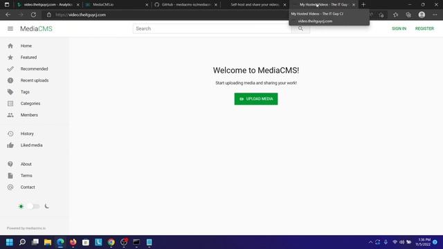 MediaCMS: a self-hosted YouTube replacement смотреть онлайн