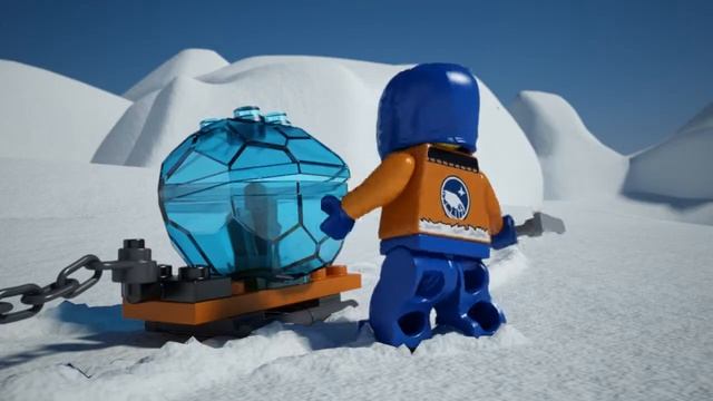 Конструктор LEGO City Arctic 60032 Арктический снегоход смотреть онлайн