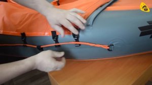 Быстроходная надувная байдарка Вега 1. Видеообзор