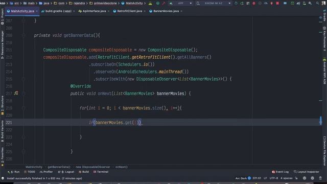 Movie Streaming App Part 9: Fetching Data From Server | Android Studio Tutorial смотреть онлайн