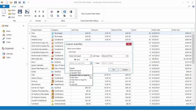 DevExpress WinForms Grid: Excel-Style Filter Editor смотреть онлайн