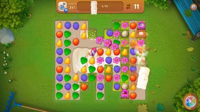 GardenScapes Level 261 Walkthrough смотреть онлайн