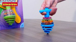 Развлекательные игры Bondibon Игрушка детская «ТАНЦУЮЩАЯ ЮЛА» с ракетками и со светом и звуком