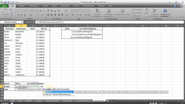 Excel 47 Sverweis kurz смотреть онлайн