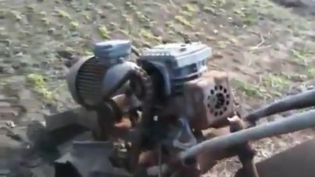 домашний, самодельный электро трактор home, homemade electric tractor смотреть онлайн