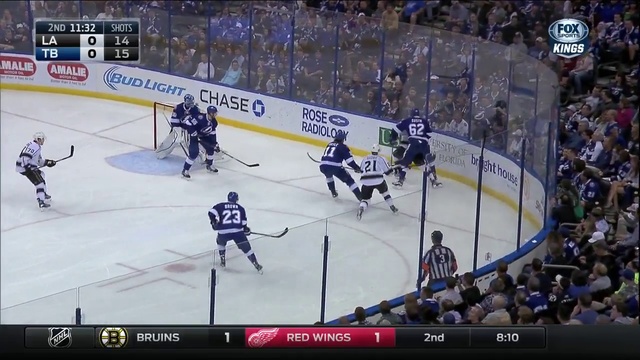 NHL. Los Angeles Kings - Tampa Bay Lightning. | Тампа Бей - ЛА Кингз .2 тайм смотреть онлайн