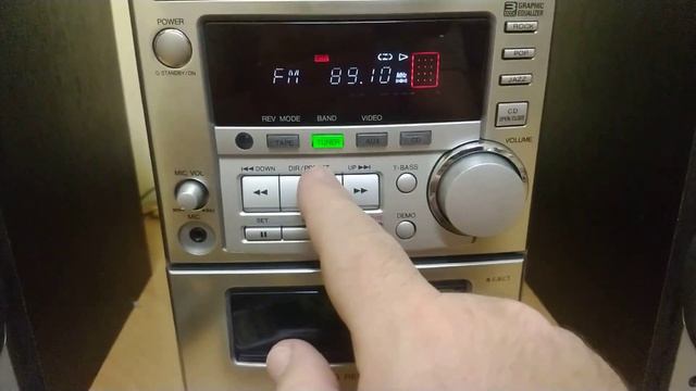 Funcionamento Mini System Aiwa XR M25 Serie 0237