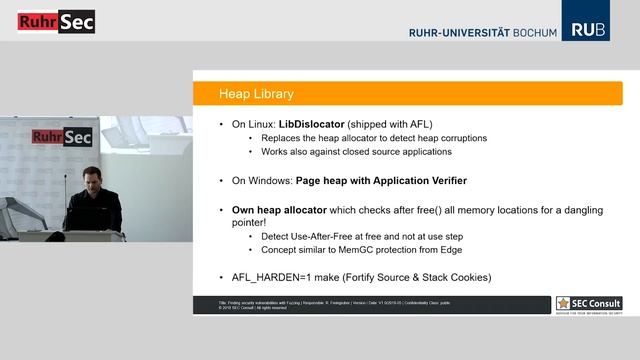 RuhrSec 2018: "Finding security vulnerabilities with modern fuzzing techniques", Rene Freingruber смотреть онлайн