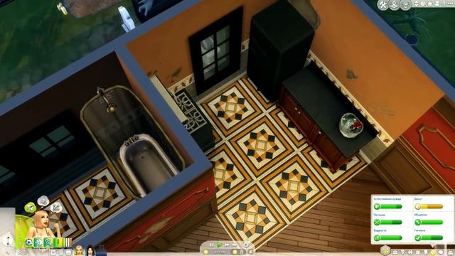 ЧЕРНЫЙ ВДОВЕЦ - СТРАСТНАЯ ФАНАТКА - The Sims 4 (Симс 4) смотреть онлайн