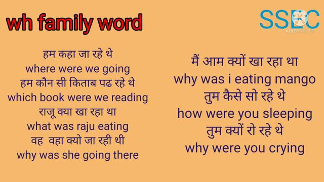 Learning English// part-10/ past continuous tense/ WH family word/ सीखे आसानी से смотреть онлайн
