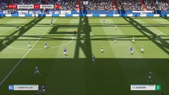 Schalke 04 Vs SV Werder Bremen ,German Bundesliga II FIFA 19 II PS4 Gameplay смотреть онлайн