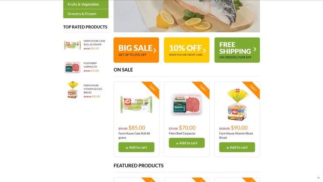 Fresh Fresh - Supermarket Woocommerce Template - 51254 смотреть онлайн