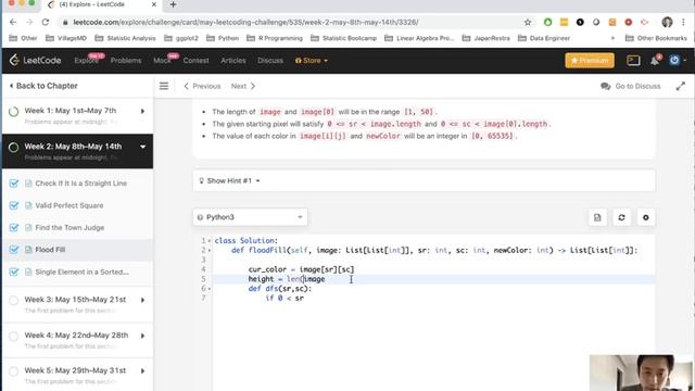 Leetcode - Flood Fill (Python) смотреть онлайн