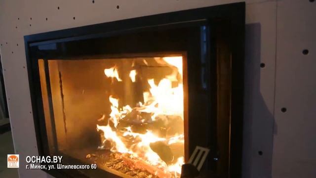 Каминная топка KFD ECO iLUX 90 первый запуск смотреть онлайн