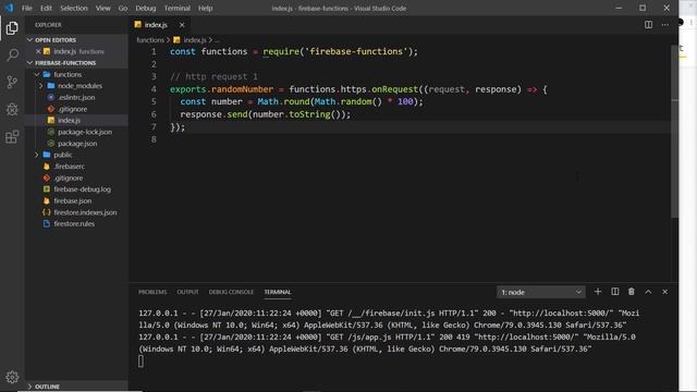 Firebase Functions Tutorial #4 - Creating & Deploying a Function смотреть онлайн