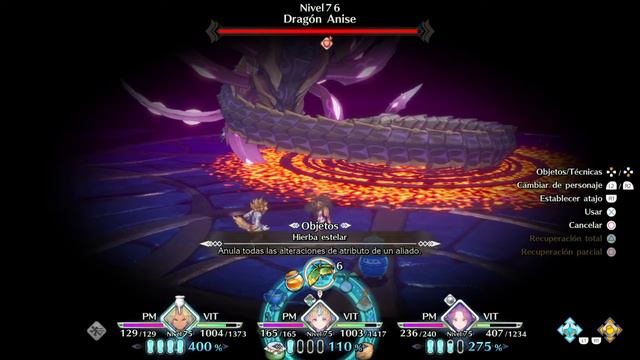 Trials of Mana - Anise Boss Fight смотреть онлайн