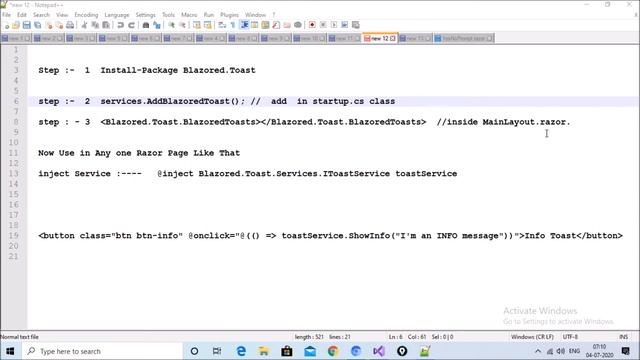 Implement Notification in Asp .Net Core Blazor смотреть онлайн