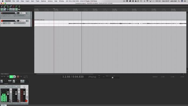 Reaper Beginners Tutorial - Recording Guitar And Vocals