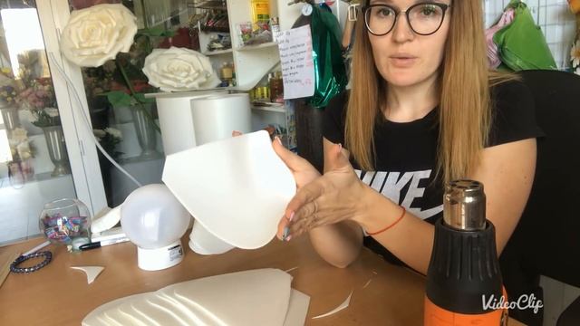 Роза из изолона 2мм. Подробный МК большие цветы смотреть онлайн