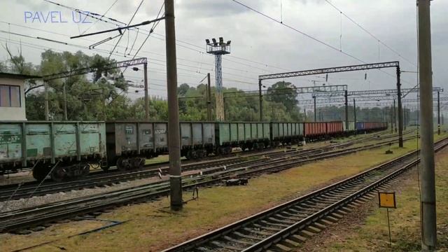 Вид из окна. Отправление поезда со ст. Киев Пасс смотреть онлайн