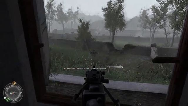 Прохождение Call of Duty 2 — Часть 9: Высадка в Нормандию смотреть онлайн