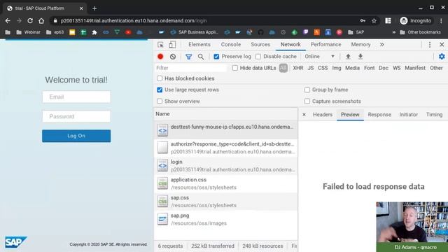 Ep.63 – Tracing the OAuth 2.0 Authorisation Code grant type with approuter and CF смотреть онлайн