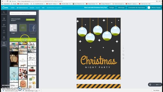 Flyer Christmas canva смотреть онлайн