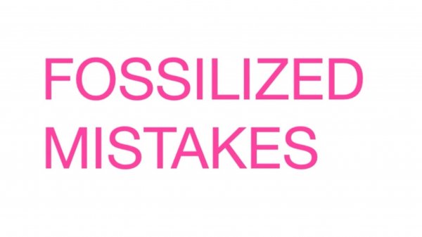 FOSSILIZED MISTAKES| How to Cope with Mistakes via Music - Lifehack